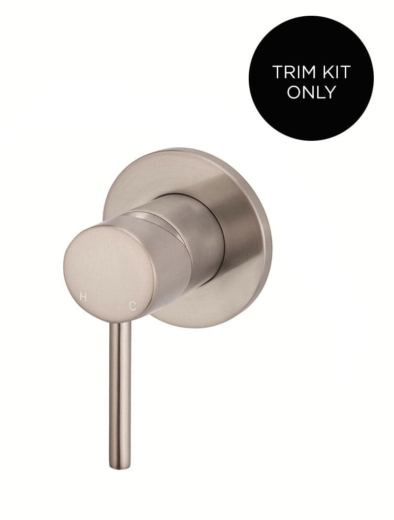 Round Wall Mixer Trim Kit (In-wall Body Not Included) - Champagne — view 1