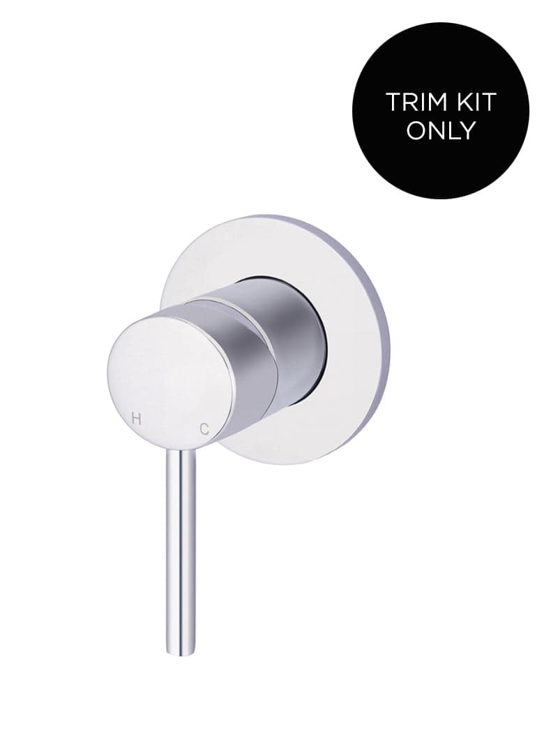 Round Wall Mixer Trim Kit (In-wall Body Not Included) - Polished Chrome — view 1