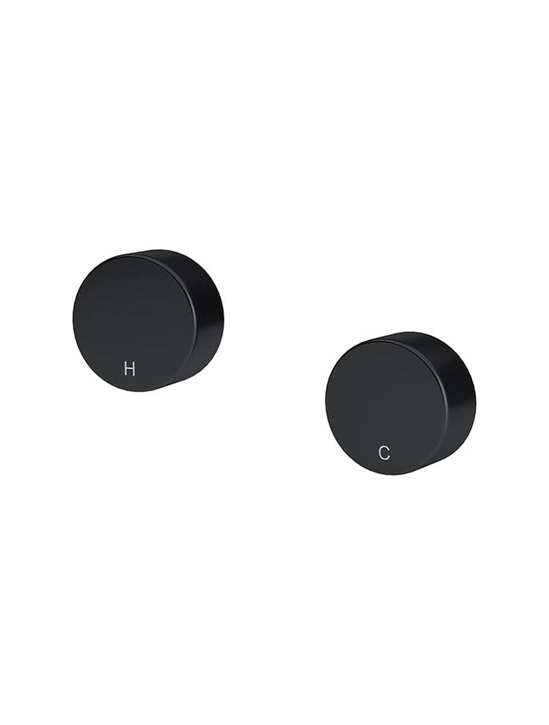 Circular Wall Taps - Matte Black — view 1