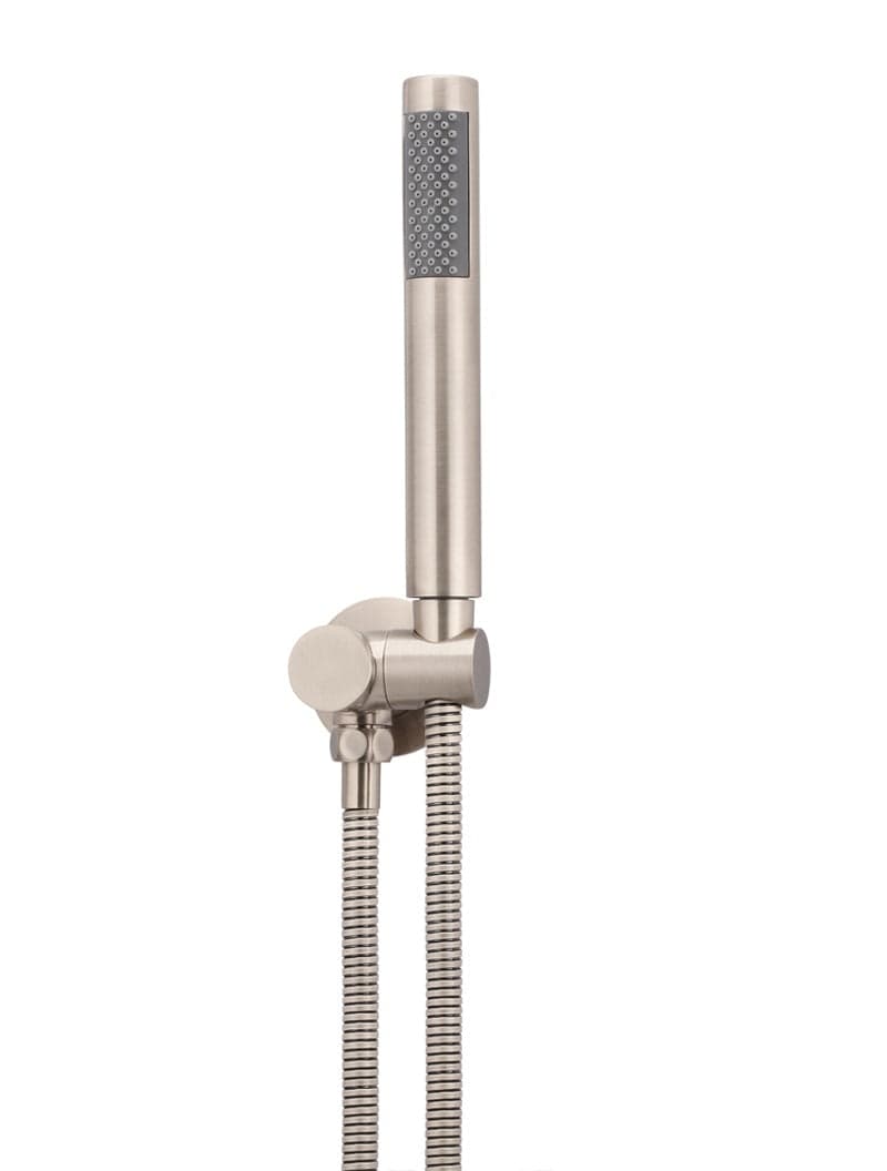 Round Shower on Swivel Bracket - Champagne — view 1