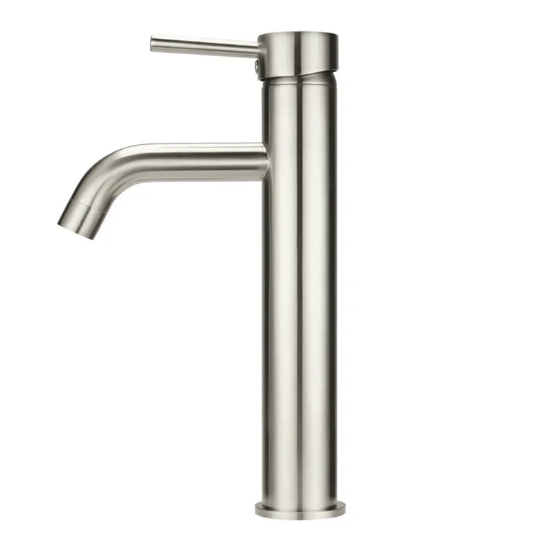 Meir Round Tall Curved Basin Mixer — view 1
