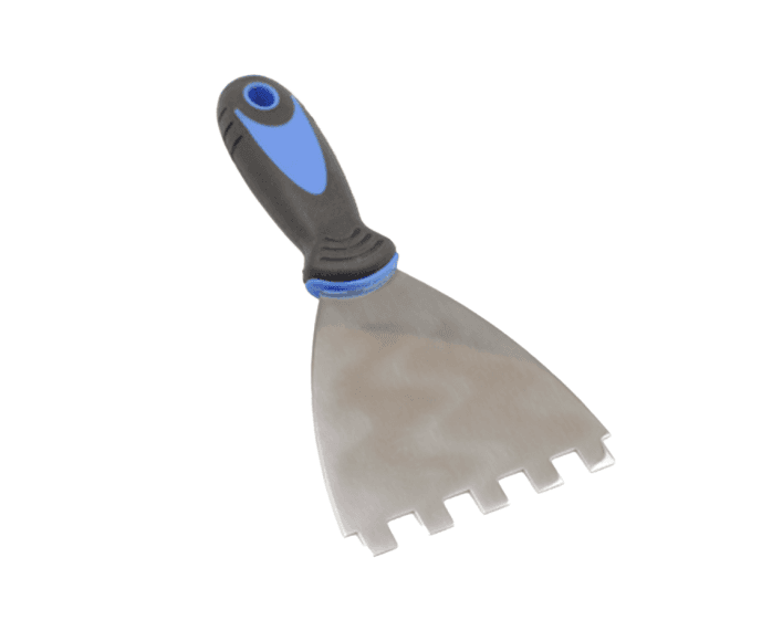 BAT Trim Paint Scraper 100mm Notched — view 1
