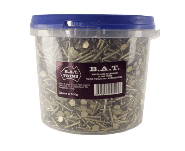 BAT Trim Ring Shank Nails 25mm