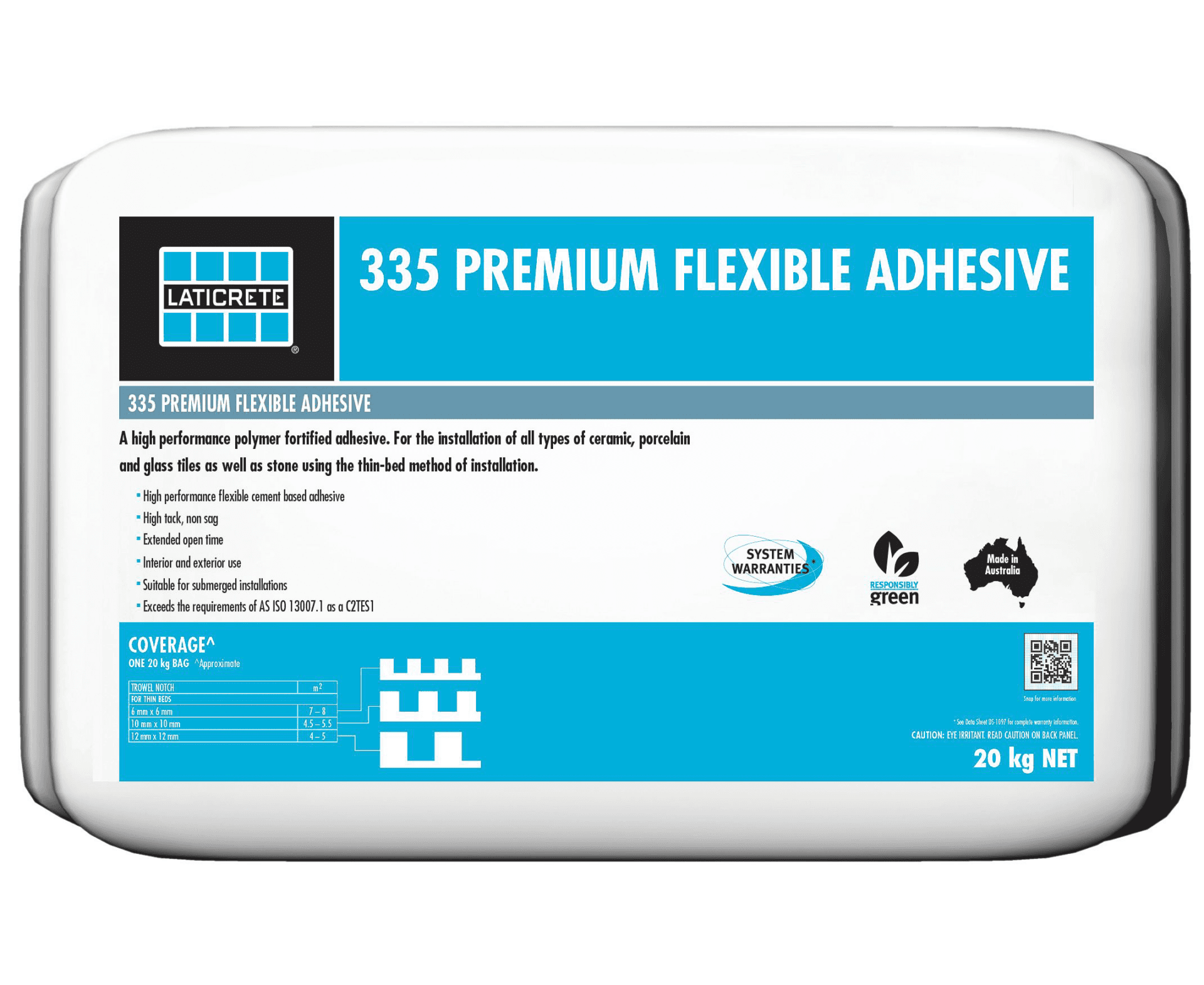 Laticrete Multipurpose Adhesive 335 White 20kg — view 1