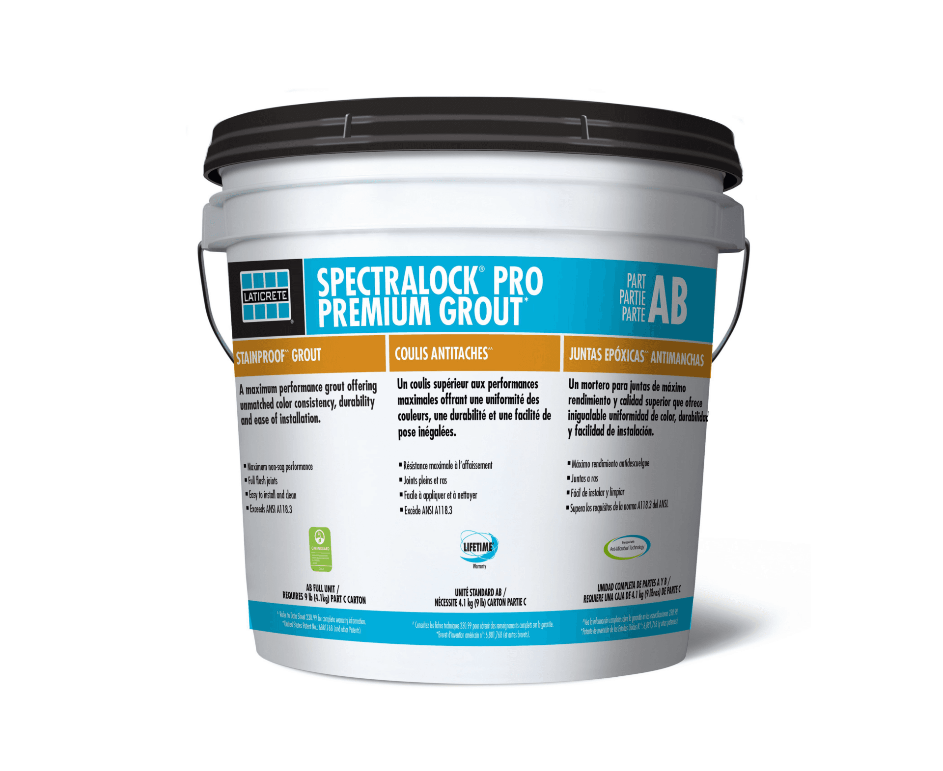 Spectralock Pro Part A and B Liquid (4L)COMMERCIAL — view 1