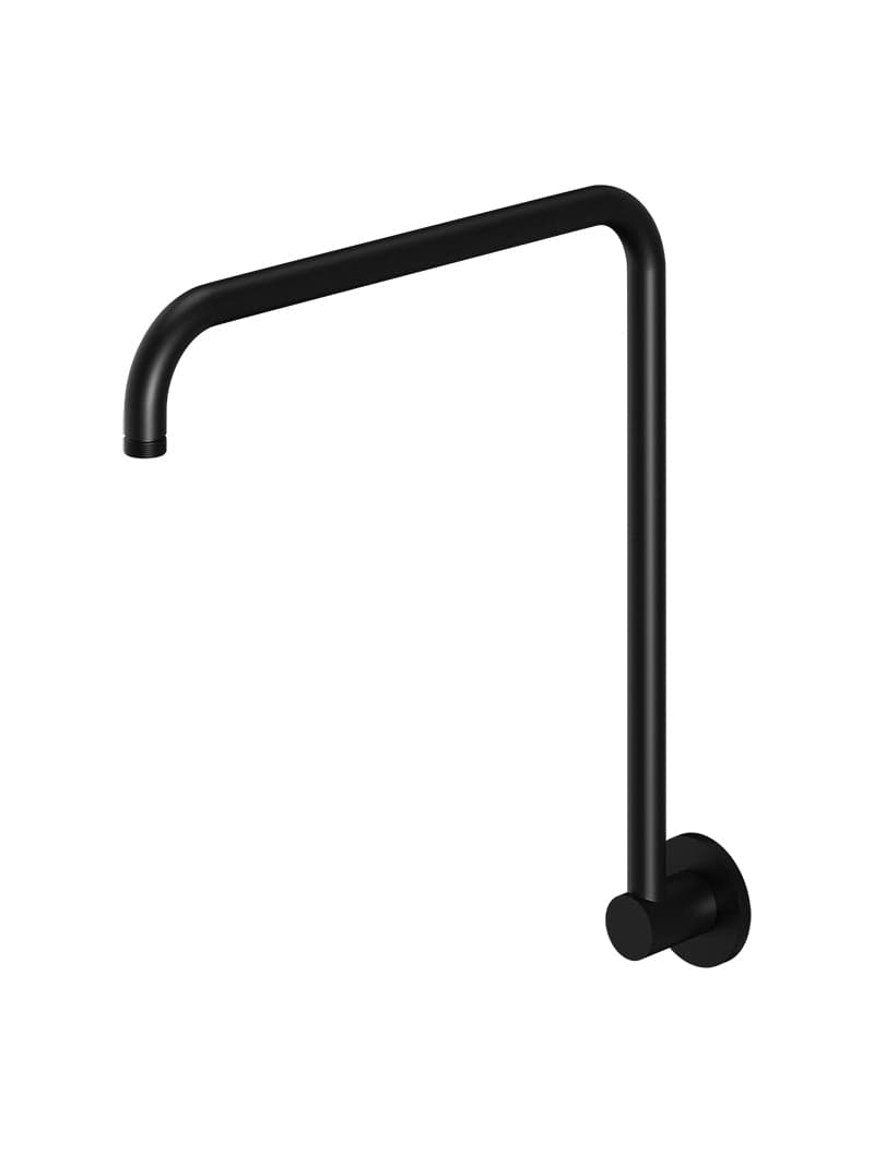 High Rise Shower Arm - Matte Black — view 1