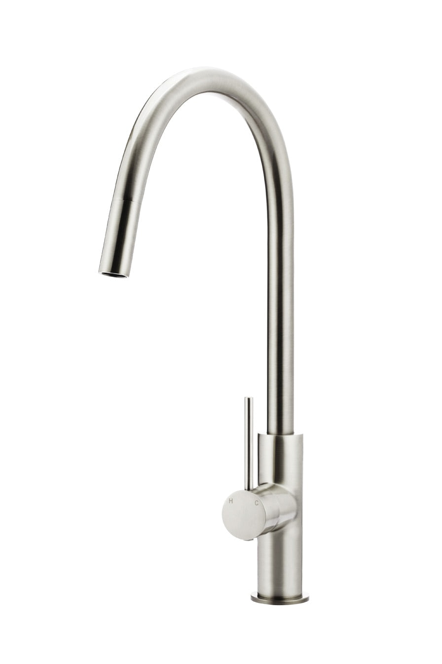 Meir Round Piccola Pull Out Kitchen Mixer Tap — view 1