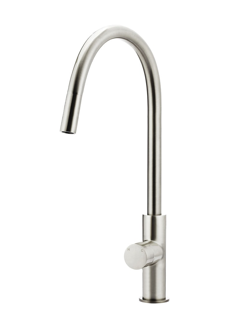 Meir Round Pinless Piccola Pull Out Kitchen Mixer Tap — view 1