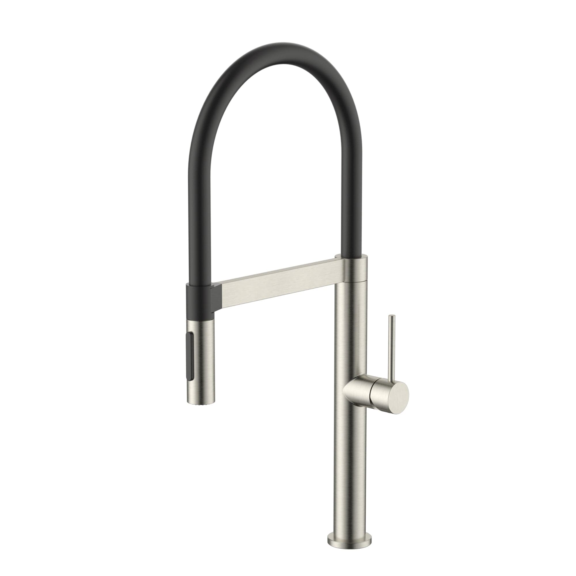 Pull Down Kitchen Mixer With Magnetic Dock - Brushed Nickel — view 1