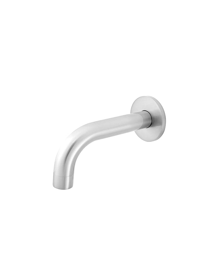 Round Curved Spout 130mm - Polished Chrome — view 1