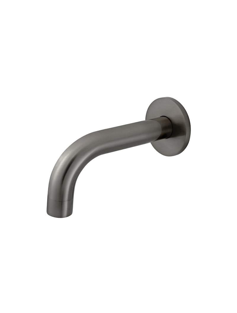 Round Curved Spout 130mm - Shadow Gunmetal — view 1