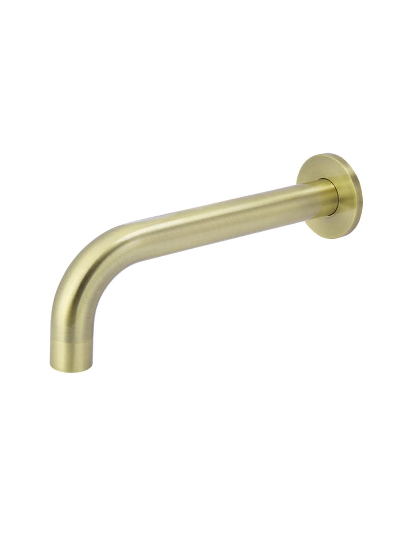 Universal Round Curved Spout - PVD Tiger Bronze — view 1
