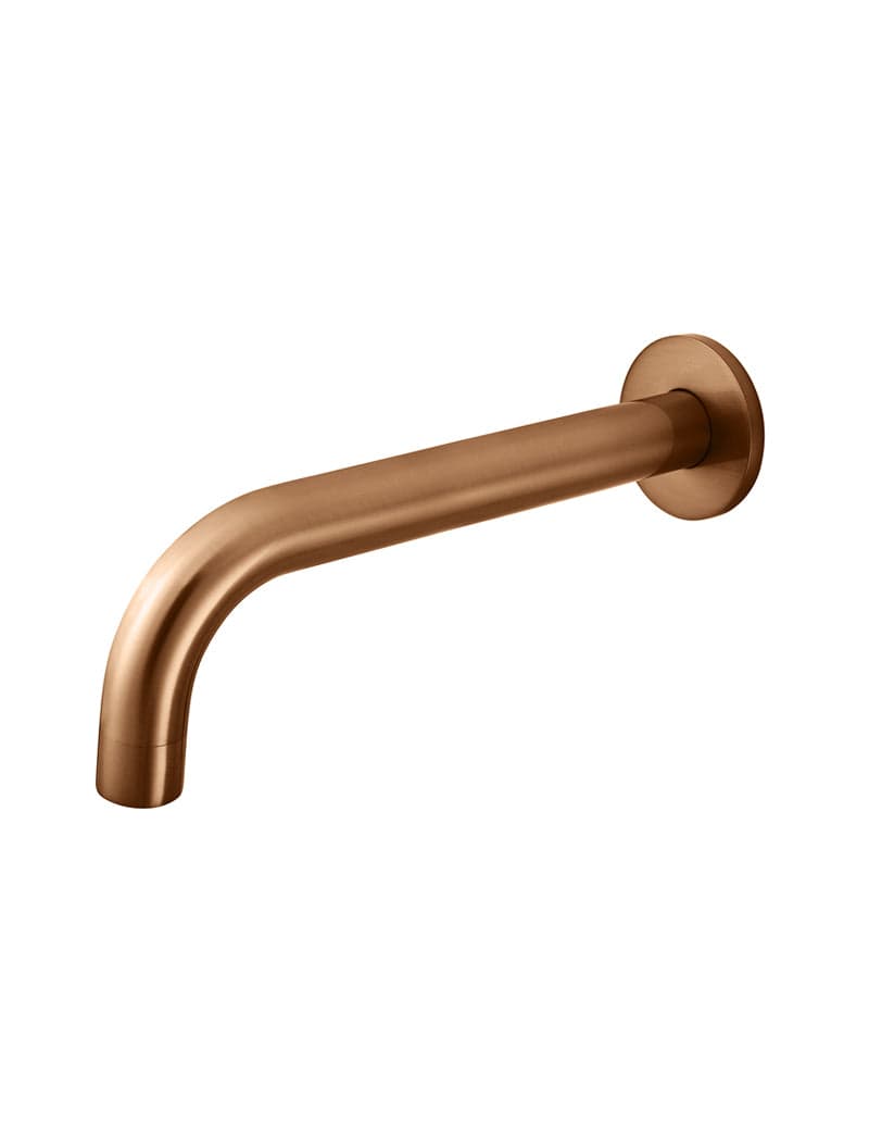 Universal Round Curved Spout - Lustre Bronze — view 1