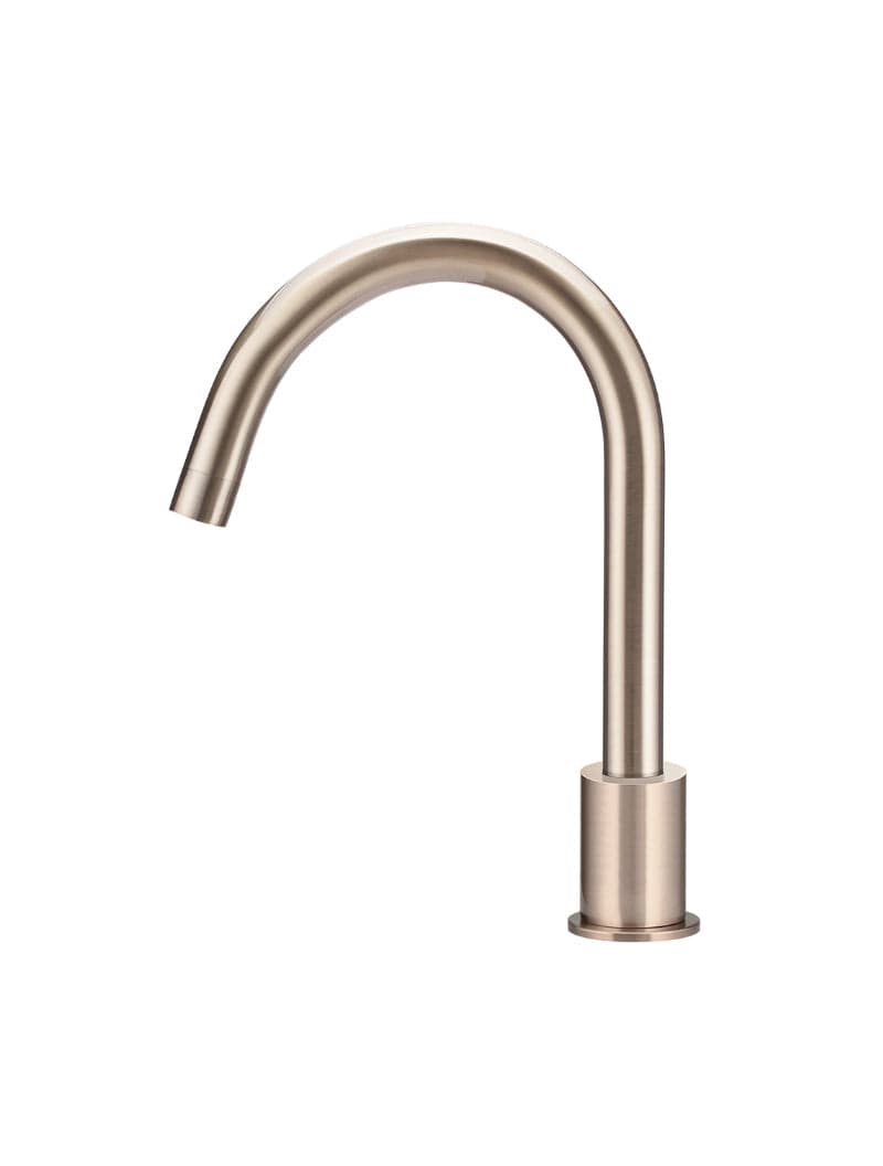 Round Hob Mounted Swivel Spout - Champagne — view 1