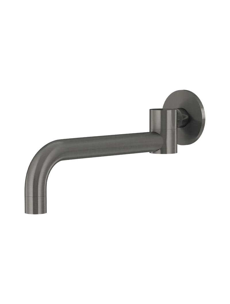 Round Swivel Wall Spout - Shadow Gunmetal — view 1