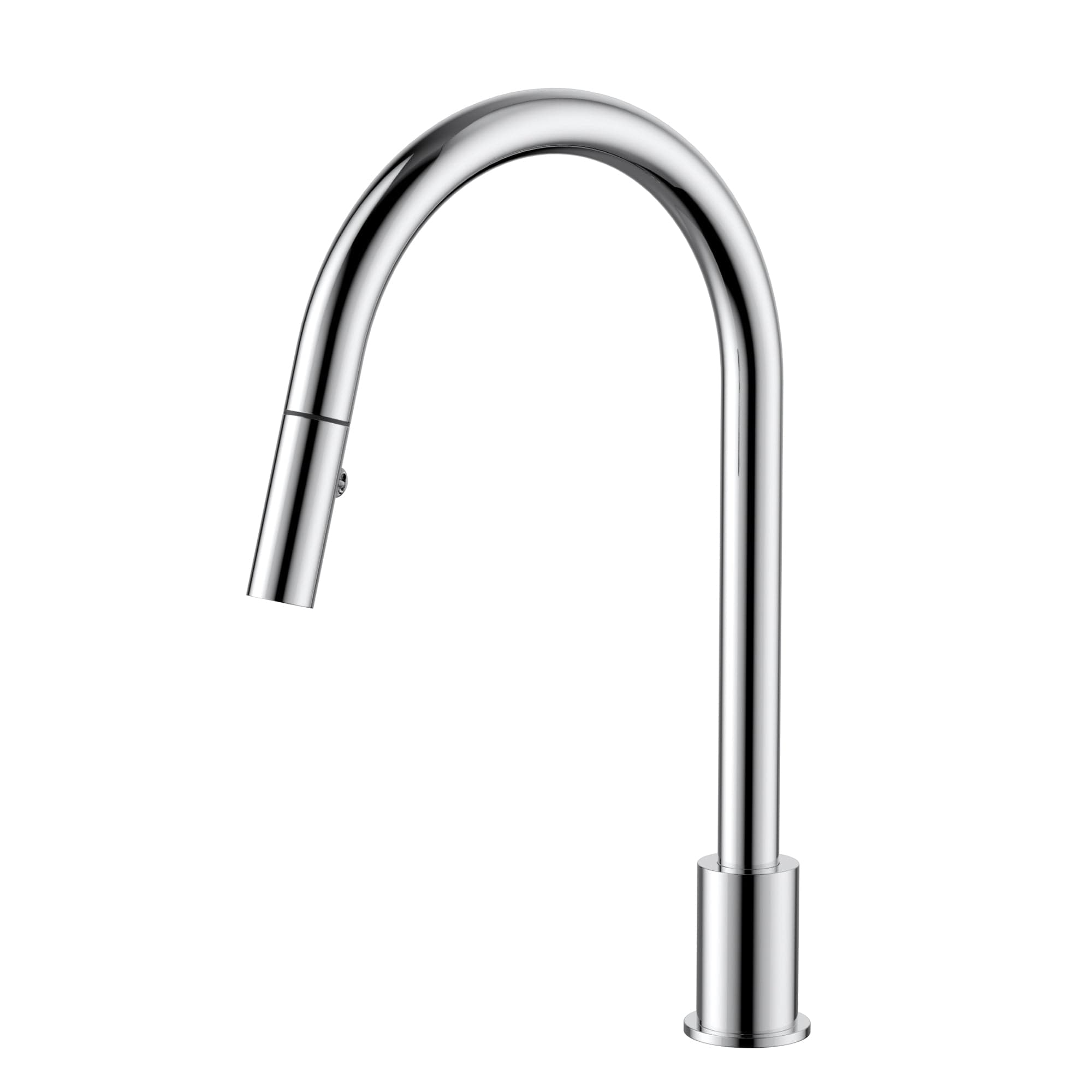 Kitchen hob spout with pull out nozzle - Brushed Nickel — view 1