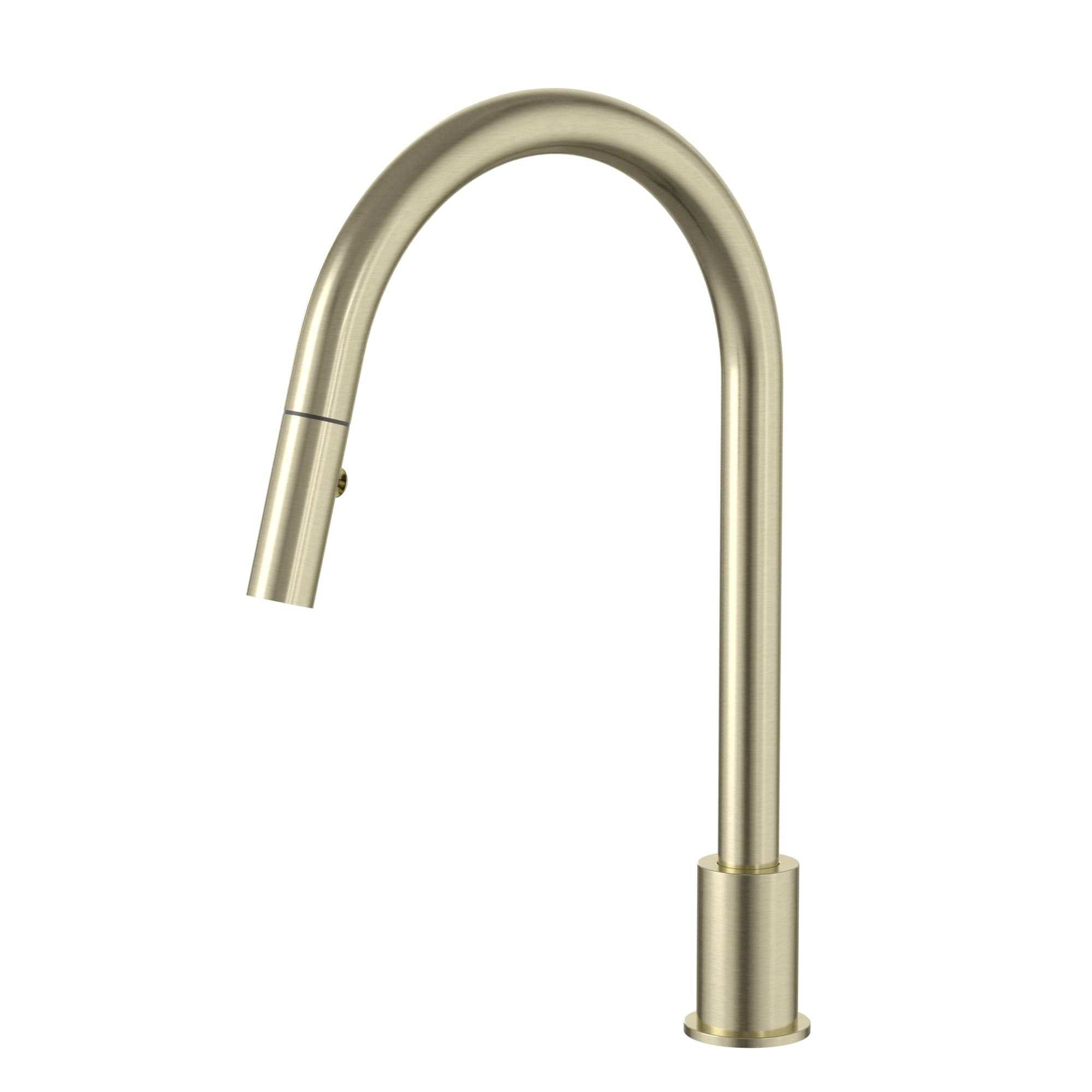 Kitchen hob spout with pull out nozzle - Tiger Bronze — view 1