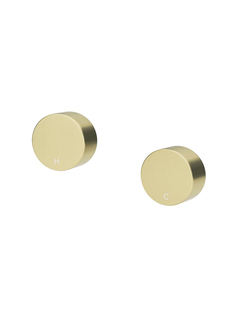 Circular Wall Taps - PVD Tiger Bronze — view 1