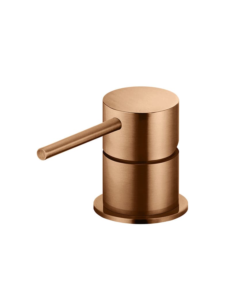 Round Deck Mounted Mixer - Lustre Bronze — view 1