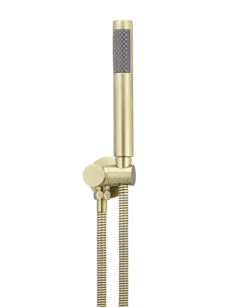Round Shower on Swivel Bracket - PVD Tiger Bronze — view 1