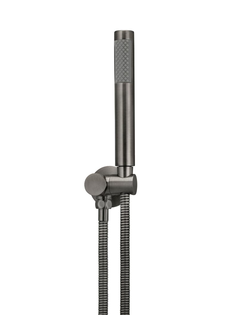 Round Shower on Swivel Bracket - Shadow Gunmetal — view 1
