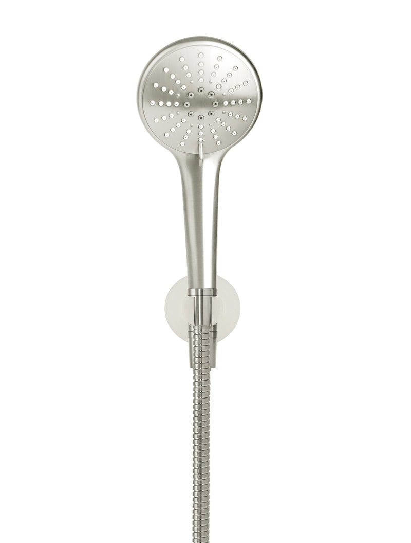 Meir Round Fixed Bracket with Three-Function Hand Shower