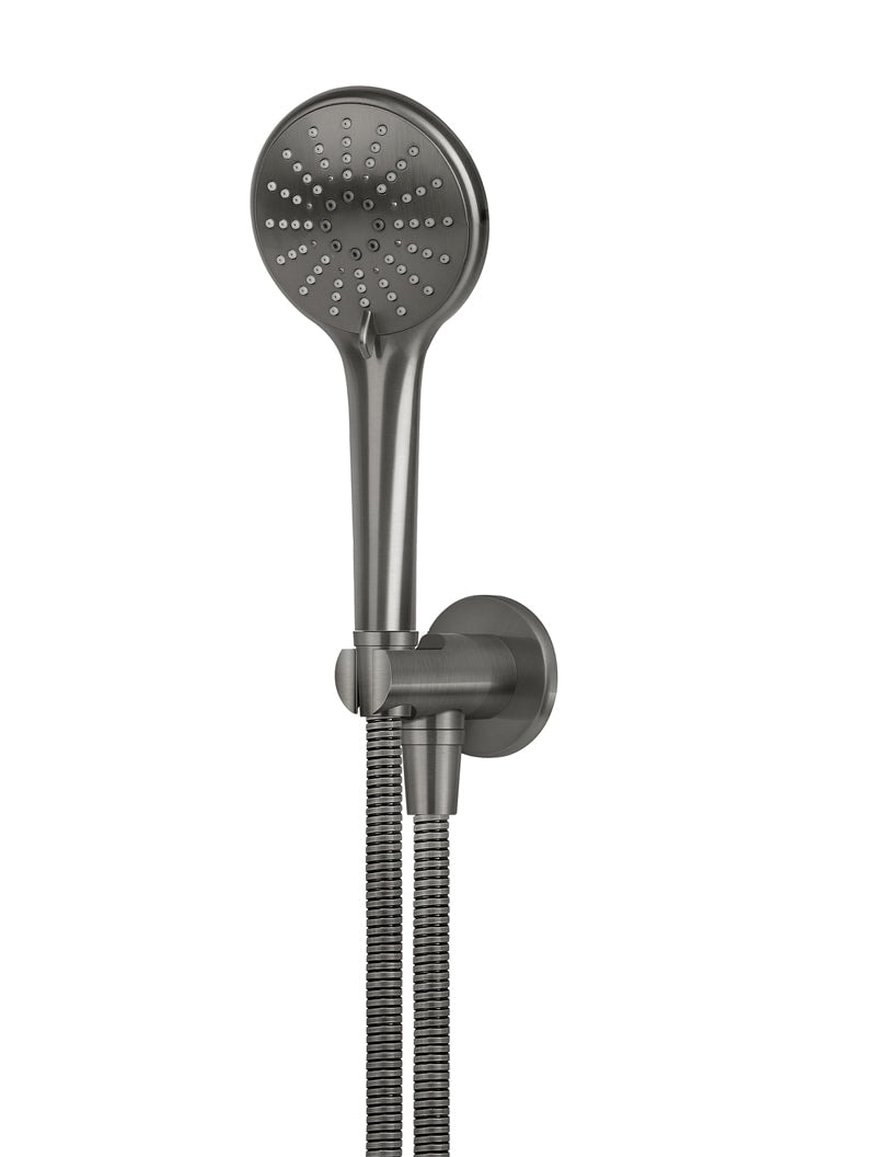 Meir Round Fixed Bracket with Three-Function Hand Shower — view 1