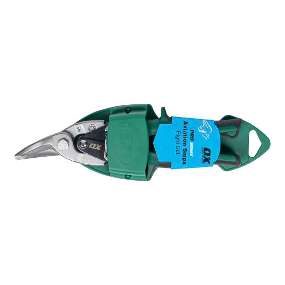 OX Pro Aviation Tin Snips Right Cut — view 1