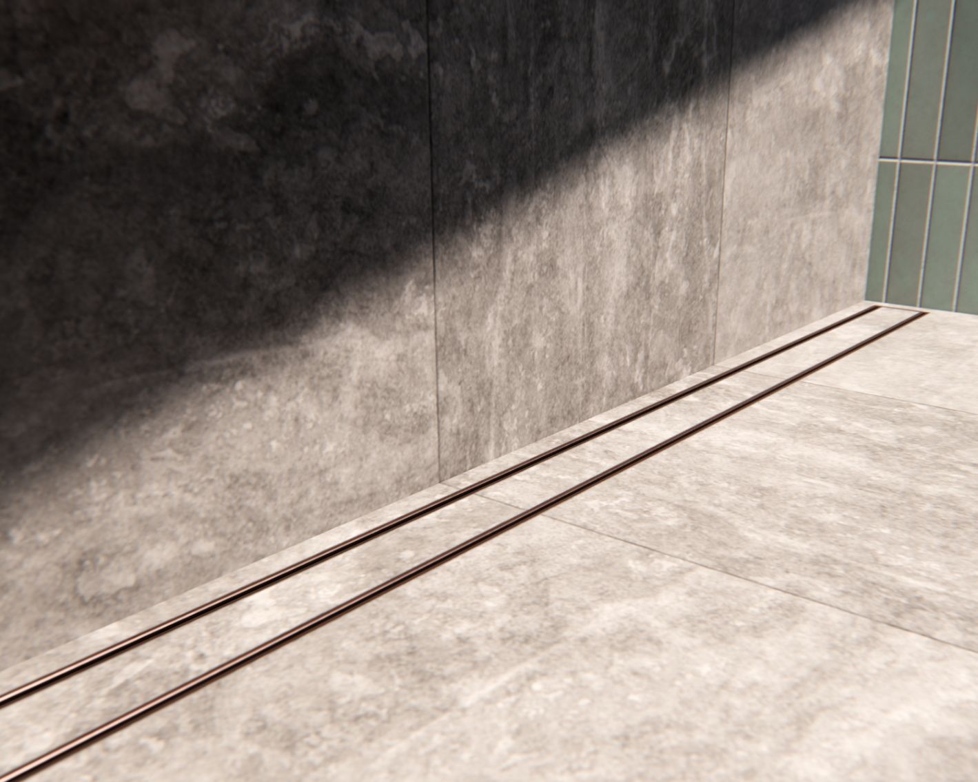 Hayman Aluminium Tile in Drain 3m