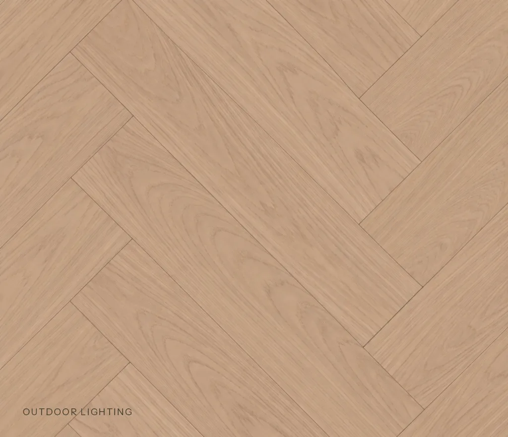 Herringbone Timber Flooring - Cashmere