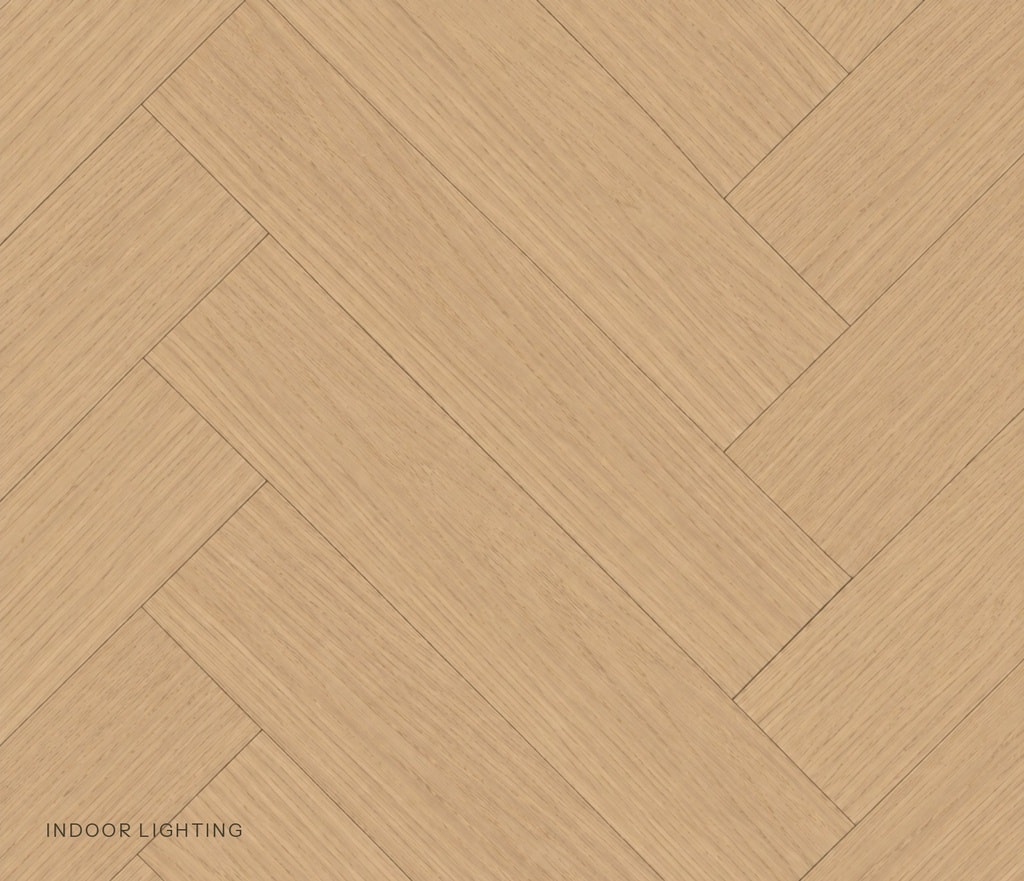 Herringbone Timber Flooring - Cashmere
