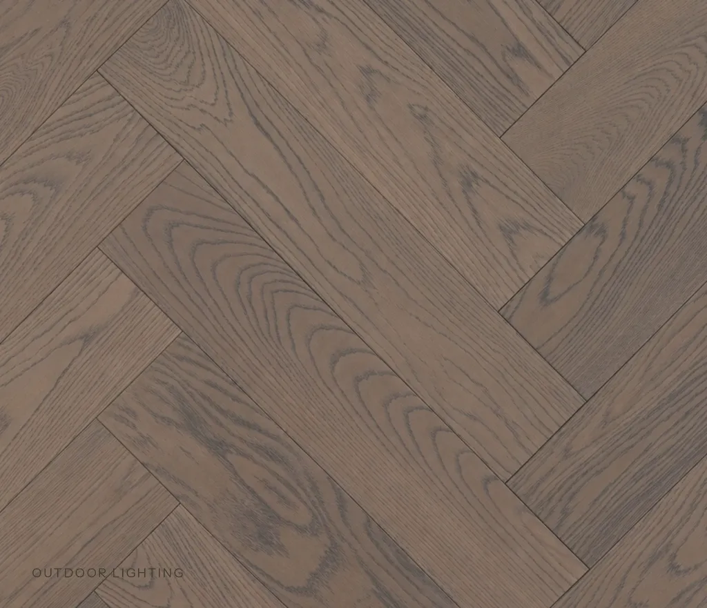 Herringbone Timber Flooring - Mink